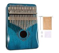 Kalimba Professionale Pianoforte A Pollice Kalimba A 17 Tasti Con Corpo In Legno E Libro Di Apprendimento(Jewel Blue)