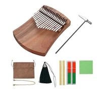 Kalimba Professionale Pianoforte a pollice Kalimba a 17 tasti in legno di canfora tonalità C con borsa per il trasporto libro spartiti