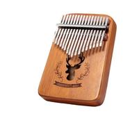 Kalimba professionale Pianoforte a pollice Kalimba a 17 toni pianoforte a dito retrò a scheda singola Kalimba (Color : 3/4)