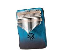 Kalimba professionale Pianoforte con pollice blu sfumato Pianoforte con dita a 17 toni piccolo strumento musicale Kalimba pianoforte con pollice per principianti