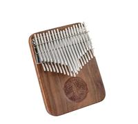 Kalimba professionale Pianoforte con pollice in noce nera 24/38/34 tasti strumento carino per principianti professionali portatili (Color : 38cTone)