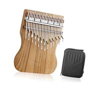 Kalimba professionale Pianoforte da dito a 21 toni a doppio strato con tasti fini pianoforte da pollice Kalimba strumento portatile entry-level per principianti