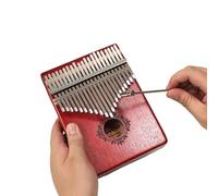 Kalimba professionale Pianoforte da dito in legno di mogano a 17 tasti/21 tasti portatile mini kalimba pollice pianoforte marimba strumento musicale piatto (Size : 17)