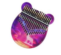 Kalimba professionale Pianoforte da dito kalimba colorato in acrilico per principianti in stile cervo da sogno dipinto a 17 toni