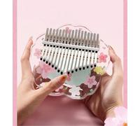 Kalimba professionale Pianoforte da dito Pianoforte portatile da pollice Mini Kalimba 17 tasti/21 tasti Squisito strumento musicale Marimba (Size : 21)