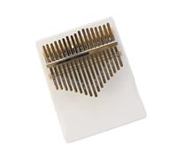 Kalimba professionale Pianoforte da pollice cromatico Kalimba Pianoforte da dito per strumento semplice entry-level Kalimba a 17 toni per principianti (Color : White)