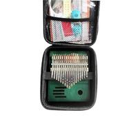 Kalimba Professionale Pianoforte Kalimba A 17 Tasti In Mogano Massiccio Con Pollice E Dito Calimba Suona Con Strumenti A Tastiera In Legno(Blue set)