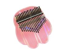 Kalimba professionale Pianoforte per dita in acrilico kalimba per principianti pianoforte per pollice modello di stecca per artiglio di tigre colorato a 17 toni