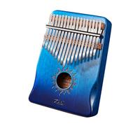 Kalimba professionale Pianoforte per pollice Kalimba con gradiente di colore blu brillante Pianoforte per pollice Kalimba a 17 toni