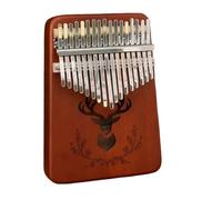 Kalimba Professionale Pianoforte Per Pollice Kalimba Pianoforte Per Dita Per Principianti Strumento Portatile Per Pianoforte A Dito Con Nucleo Di Fiori Di Pesco A 17 Toni(Brown)