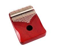 Kalimba professionale Pianoforte per pollice rosso a 21 toni tipo scatola Kalimba a tasti fini pianoforte per dita strumento portatile per principianti