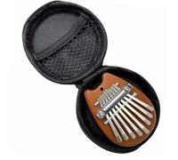 Kalimba Professionale Pollice Piccola Chiave Indossabile Mini Strumento Musicale Tastiera In Legno Acrilico Kalimba Regali 8 Pianoforte Con Scatola(Wood 3)