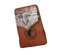 Kalimba professionale Protezione per le mani a colori retrò scala cromatica pianoforte per pollice a 17 toni Kalimba pianoforte per dita per principianti portatile