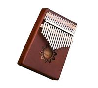 Kalimba professionale Protezione per le mani costosa scala cromatica color caffè Pianoforte per pollice a 17 toni Kalimba Kalimba pianoforte per dita per principianti portatile