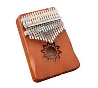Kalimba professionale Protezione per le mani scala cromatica a colori retrò Pianoforte per pollice a 17 toni Kalimba Kalimba pianoforte per dita per principianti portatile