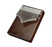 Kalimba professionale Scala cromatica per pianoforte a pollice per principianti portatile e professionale a 21 tasti/17 tasti in noce (Size : 17)