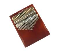 Kalimba professionale Set completo di accessori pianoforte cromatico per pollice Kalimba Pianoforte per dita per strumento semplice entry-level Kalimba a 17 toni (Color : Red)