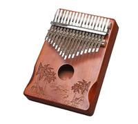 Kalimba Professionale Set Di Pianoforte A Pollice Kalimba Con 17 Tasti Accordatura Manuale Portatile Adatto A Principianti Adulti(17keySeaCoconutRetro)