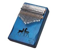Kalimba Professionale Set Di Pianoforte A Pollice Kalimba Con Accordatura Manuale A 17 Tasti Portatile(17keys xianlu blue)