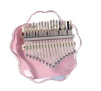 Kalimba professionale Simpatico strumento musicale cromatico pianoforte portatile marimba mini pollice strumento musicale limba acrilico trasparente motivo fiore di ciliegio (Color : 2)