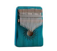 Kalimba professionale Strumento musicale Kalimba tutto in legno di acero adatto a principianti pianoforte professionale adulto 17 tasti con buca (Color : 4)