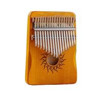 Kalimba professionale Strumento musicale Kalimba tutto in legno di acero adatto a principianti pianoforte professionale adulto 17 tasti con buca (Color : 5)