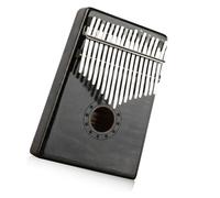 Kalimba professionale Strumento musicale portatile Kalimba Thumb Piano in acero con motivo tigre nero 17 toni Kalimba Finger Piano per principianti