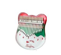 Kalimba professionale Strumento per pianoforte a dita Kalimba acrilico 21/17 toni Kalimba pianoforte a pollice Kalimba cromatico professionale (Size : 17)