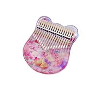 Kalimba professionale Strumento per pianoforte da dito kalimba cromatico in acrilico 17/21 professionale (Size : 17)