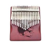 Kalimba Questo Pianoforte A Pollice Kalimba A 34 Tasti Presenta Uno Stile Retrò Con Cromatici E Una Scatola Portaoggetti(Whale)