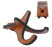 Kalimba Stand Design Mobile Porta in Legno Eva Cotton Pad per Amanti della Musica per Casa o in Studio
