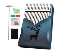 Kalimba Strumenti Musicali Professionali Per Il Corpo Kalimba A 17 Tasti Con Pianoforte A Pollice Con Accessori Carillon Creativo(Style 1)