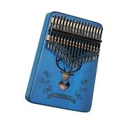 kalimba strumento 17 tasti pollice pianoforte in mogano professionale che suona con martelletti per principianti strumento carino strumento musicale marimba portatile (Color : 4)