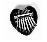 kalimba strumento Mini strumento musicale entry-level nero in legno massello pianoforte a dita a otto toni strumento musicale kalimba a 8 toni (Color : 3)