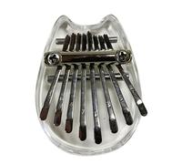 Kalimba Strumento musicale cromatico entry-level professionale cromatico per pianoforte ad acqua acrilico Kalimba a 8 toni (Color : 3/4)