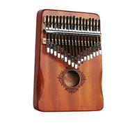 Kalimba Strumento musicale in legno Kalimba per principianti portatile(Brown)