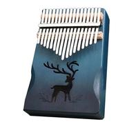 Kalimba Strumento Musicale Kalimba, Pianoforte Professionale A 17 Tasti Strumenti Musicali Per Il Corpo Con Accessori Per Adulti Carillon Per Regali(Blue 2)