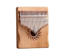 Kalimba Strumento Musicale Kalimba Strumento A 21 Tasti In Acero Pieno Con Foro Rotondo E Accessori Adatto Ai Principianti(D)