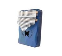 Kalimba Strumento Musicale Pianoforte 21 Note Pollice Portatile Dito Blu In Legno Quadrato Chiave Mano Kalimbac