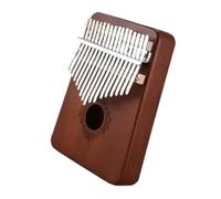 Kalimba Strumento Musicale Pianoforte A Pollice In Mogano A 17 Note Pianoforte Per Principianti Piccolo Strumento Musicale Kalimba(Coffee color)