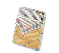 Kalimba Strumento Musicale Pianoforte A Pollice Kalimba Pianoforte A Dita Portatile Trasparente In Acrilico Con Martello Strumento Musicale(A21)