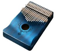 Kalimba Strumento Musicale Strumento Per Principianti In Legno Massello Per Pianoforte A Pollice La Struttura Interamente In Legno Massello Impiallacciato Offre Una Migliore Qualità Del Suono(Blue)
