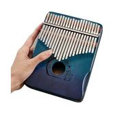 kalimba strumento Protezione per le mani gradiente blu pianoforte a pollice Kalimba portatile a 21 toni pianoforte a dita per principianti Kalimba