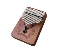 kalimba strumento Strumento musicale kalimba in palissandro portatile professionale con carta cromatica pollice carino strumento musicale per principianti (Color : 4)