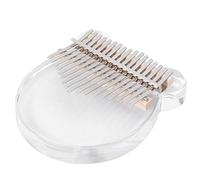 Kalimba Thumb Piano 17 Tasti Kit Acrilico Trasparente Strumento Musicale per Principianti con Borsa per Apprendimento Ed Esibizione