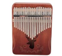 Kalimba Thumb Piano, 21 Tasti, Strumenti Musicali Portatili per Pianoforte a Tastiera Singola con Protezioni per le Dita, Adatti per gli Amanti della Musica Professionale (Tipo 2)