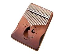 Kalimba Thumb Piano Portatile 17 tasti Finger Piano(Brown)