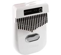 Kalimba Thumb Qin,Thumb Piano, Electronic Kalimba Thumb Piano 17 Keys - Kalimba/Piano/Guitar/Electric Guitar Four Mode Switching - Built-In Bluetooth Speaker - Accompaniment Function,Bianco,Passi