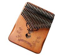 Kalimbas tradizionale in legno con 21 tasti accordati di precisione, armonie adatte per gli amanti della musica