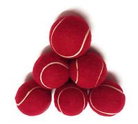 Kalindri Sports Premium Heavy Cricket Palline da tennis - Confezione da 6 (rosso)